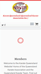 Mobile Screenshot of karatequeensland.com.au